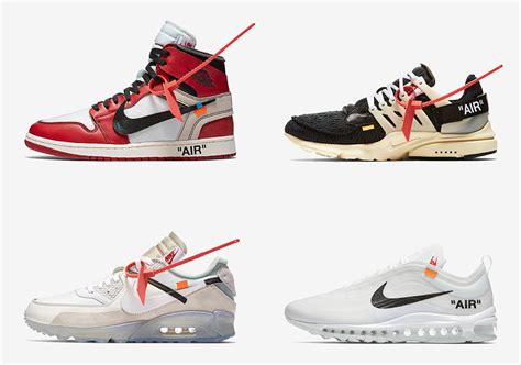 off white nike schuhe 2018|nike x off white the ten.